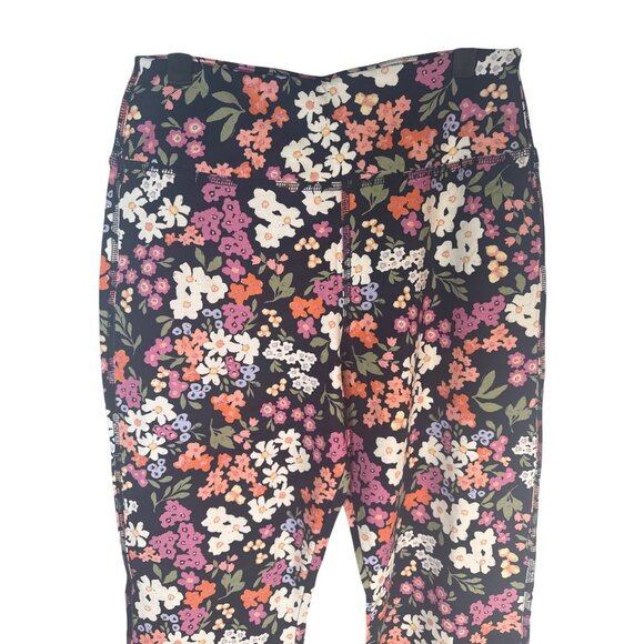 Princess Highway Size 6 Organic Cotton Floral Natalie Navy Flared Pant NWT - Picture 7 of 14